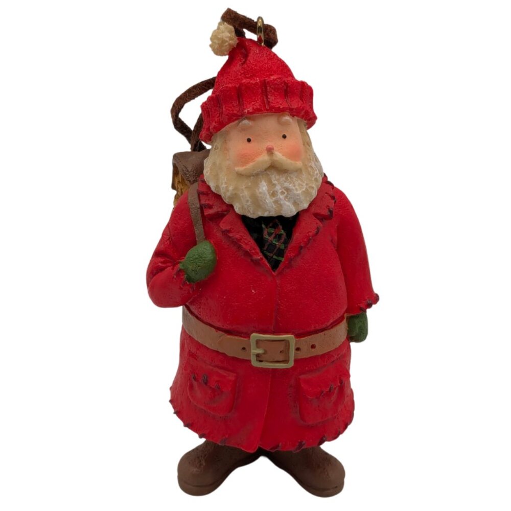 Hallmark Keepsake Kris Kringle 2003, Rustic Vintage Santa Christmas Ornament
